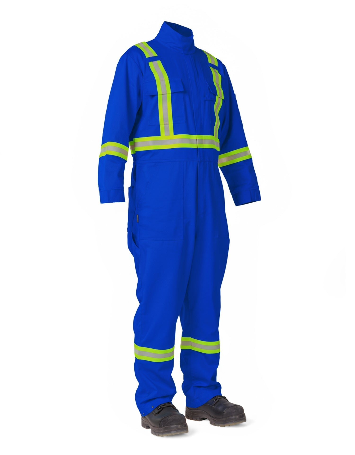 Forcefield FR/AR 8oz Blue Cotton Coverall – Hi Vis Safety US