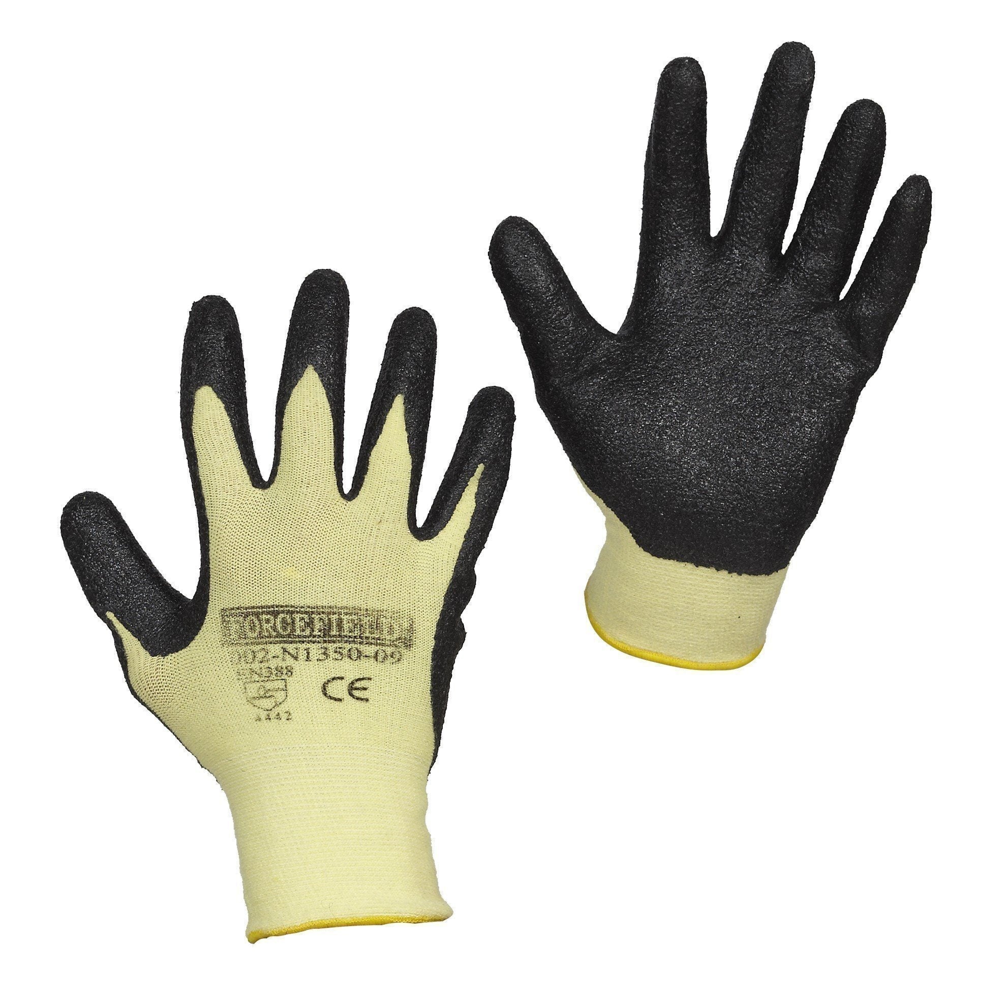 at work handschuhe Forcefield Cut Resistant Aramid Work Gloves, Nitrile Palm Coated, L