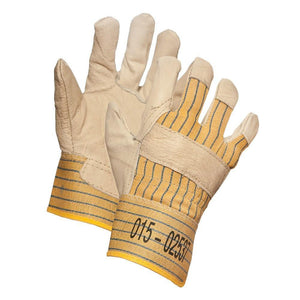 Grain Leather Work Glove, Ladies Size - Hi Vis Safety