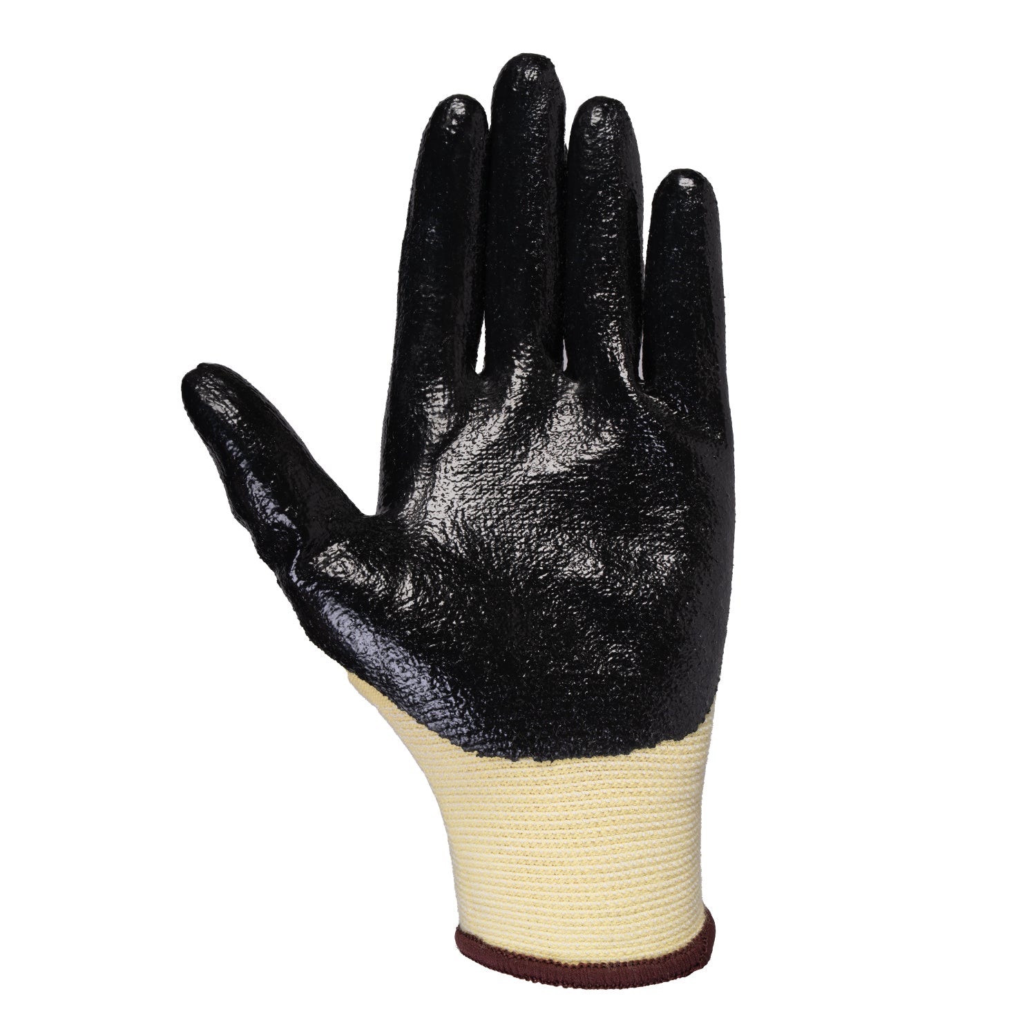 Forcefield Cut Resistant Aramid Work Gloves, Nitrile Palm Coated