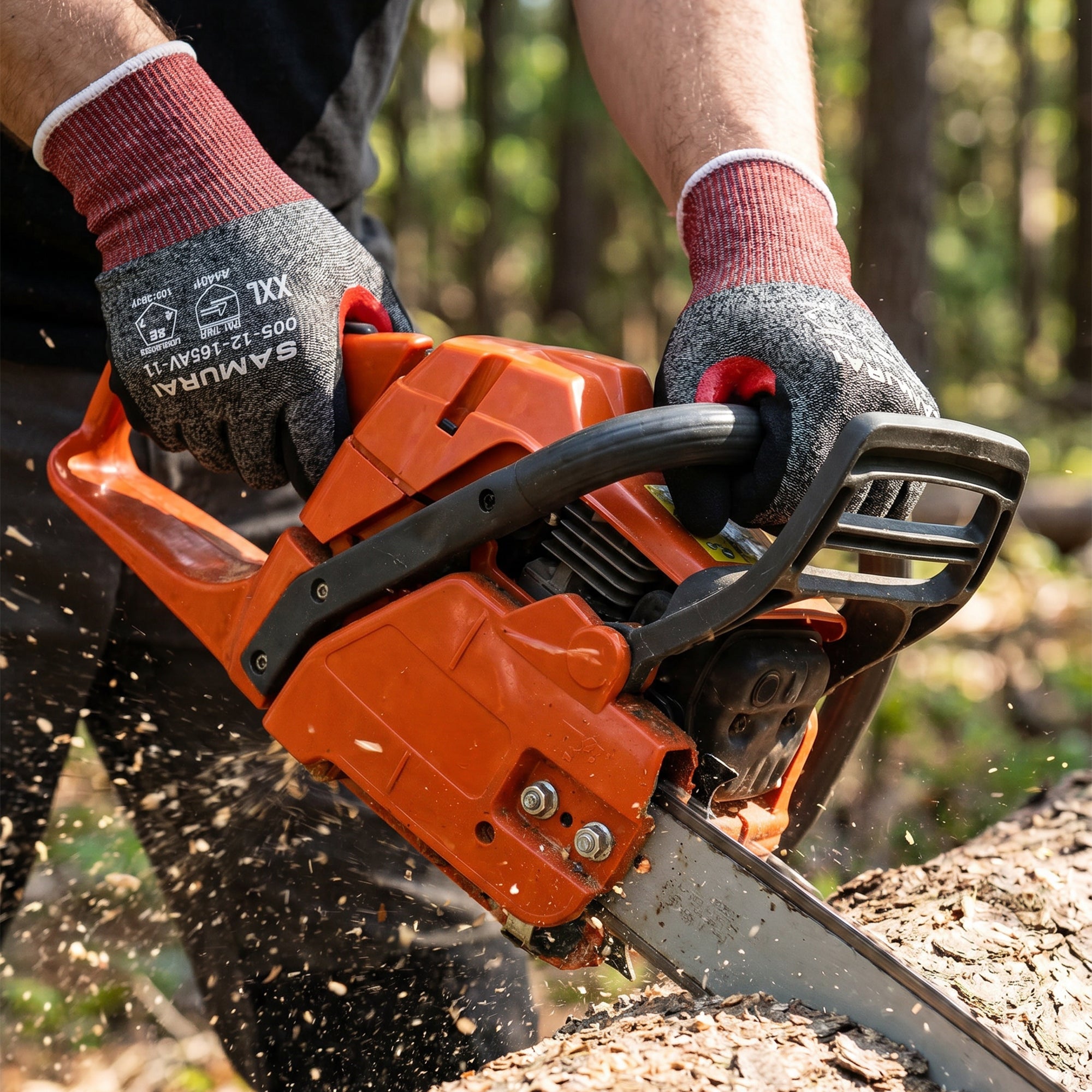 Samurai A6 Cut-Resistant Vibration Dampening Gloves
