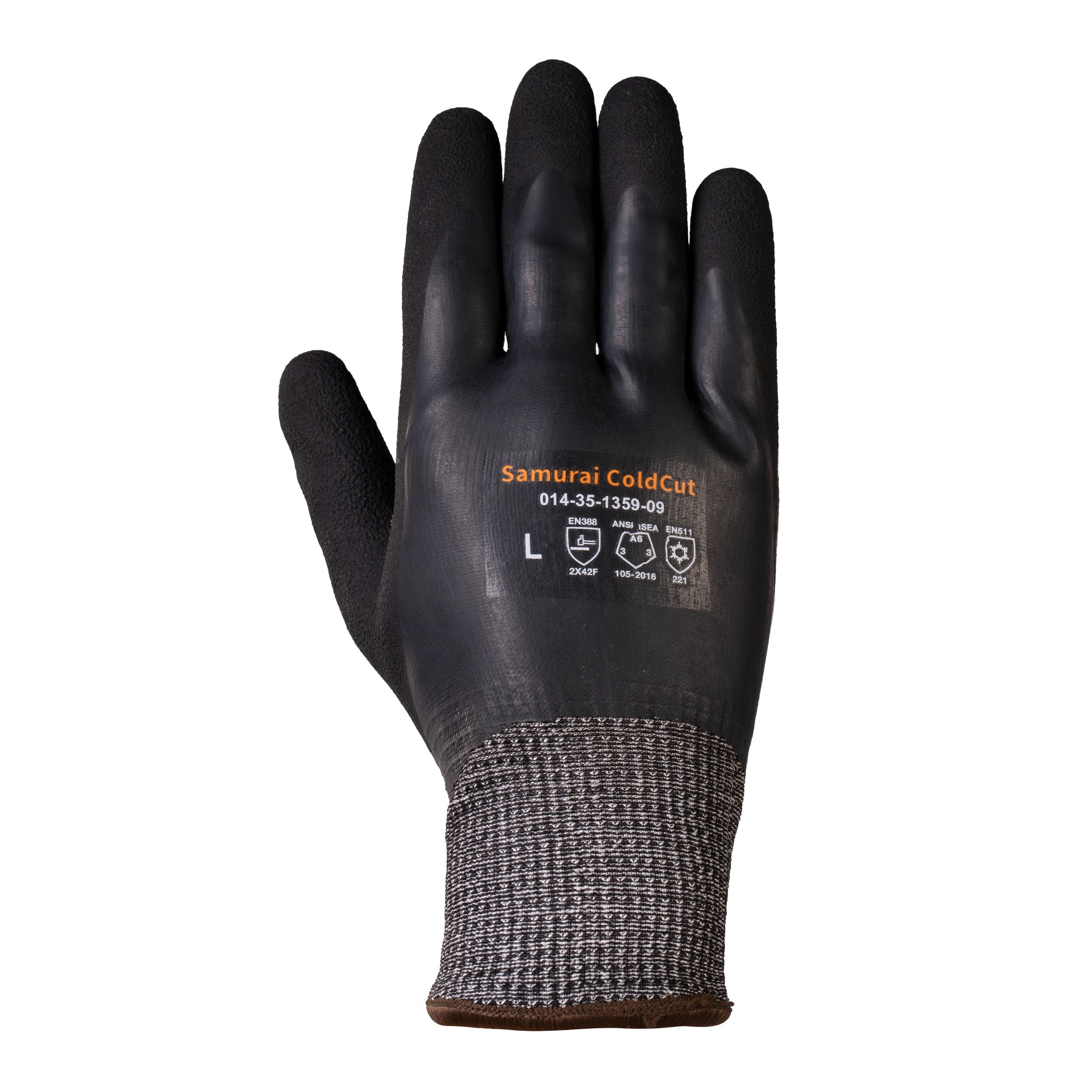 Forcefield “Samurai ColdCut” Cut A6 Winter Lined Gloves – Hi Vis