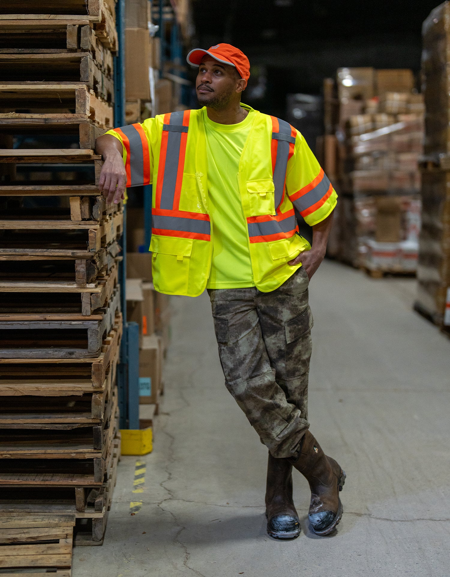 Hybrid Traffic Vest Safety Shirt