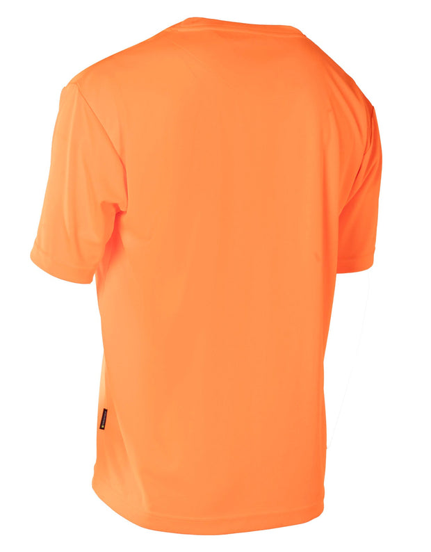 Hi-Vis Antimicrobial Short Sleeve Crew Neck Shirt with UV Protection