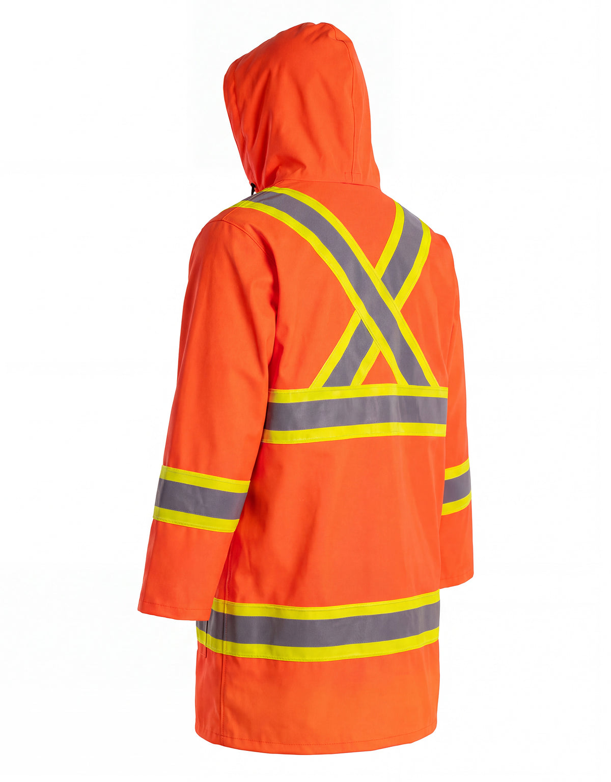 Forcefield Hi Vis Fire Resistant Long Rain Coat