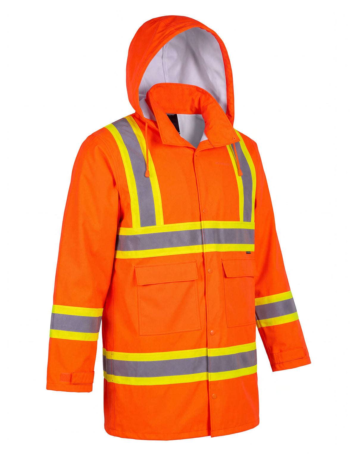 Forcefield Hi Vis Fire Resistant Long Rain Coat