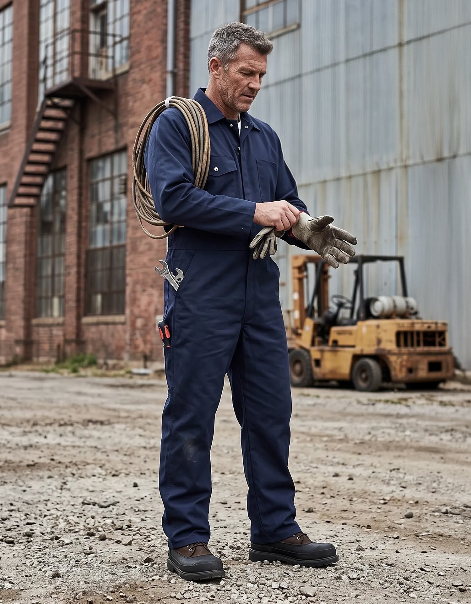 Forcefield Welder's Coverall, 100% Cotton