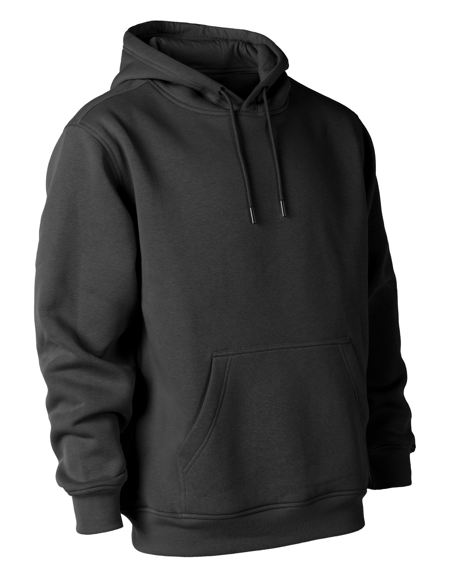 Pullover Cotton Blend Fleece Hoodie