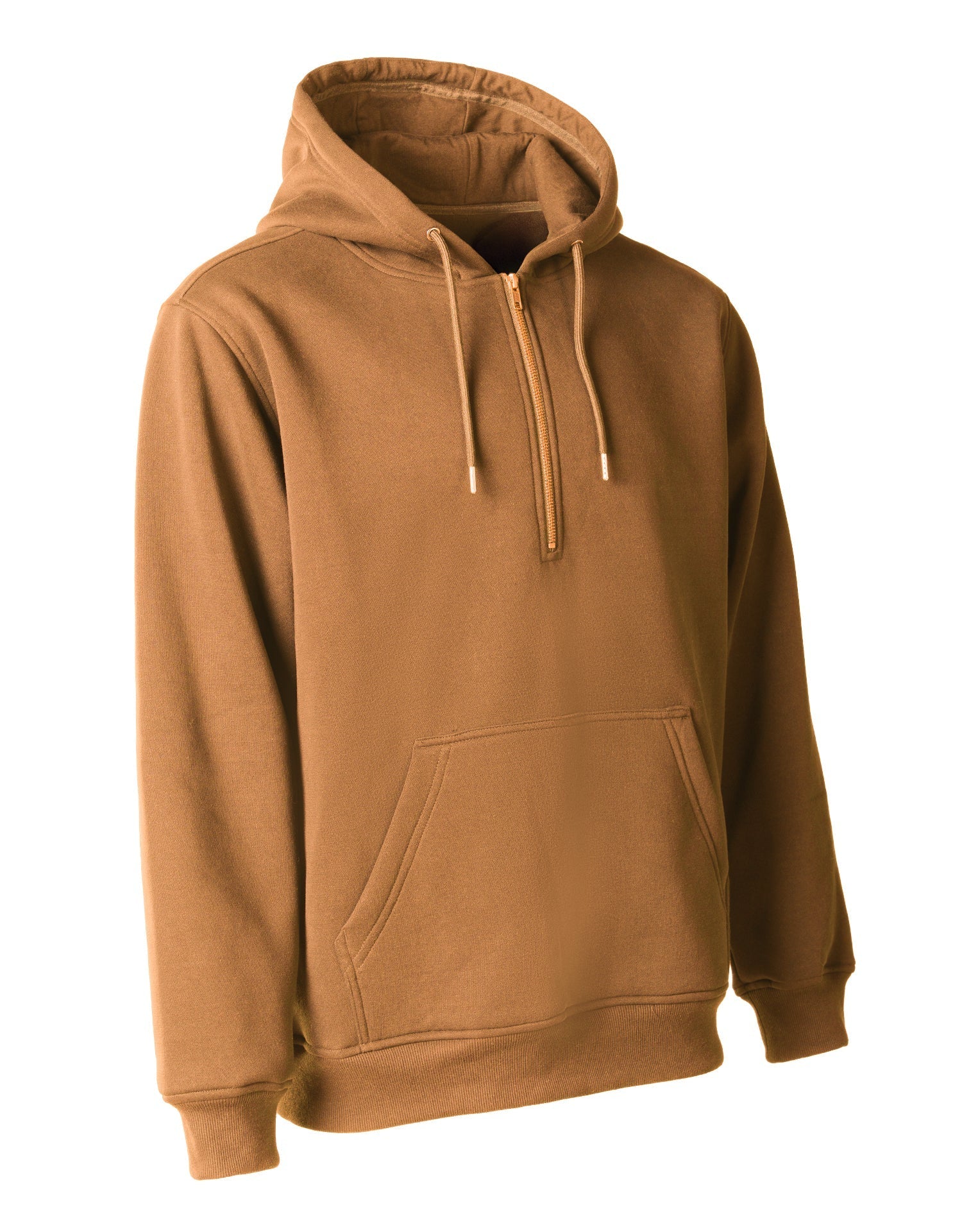Forcefield Pullover Cotton Blend Fleece Half-Zip Hoodie