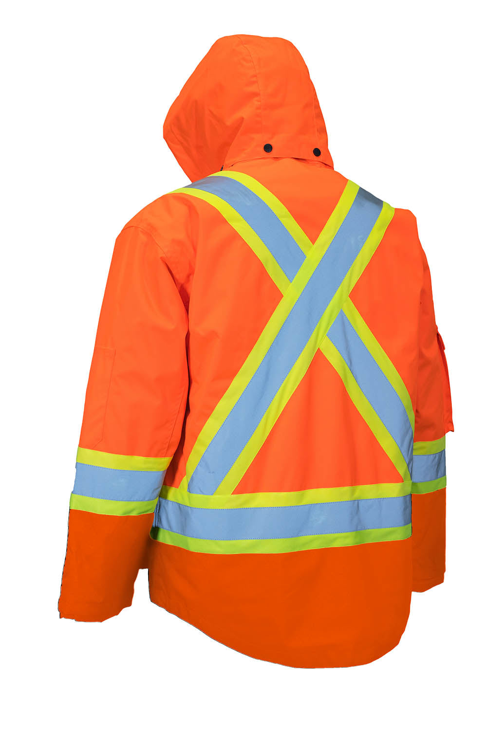 Forcefield 7-in-1 Hi Vis Safety Parka (All Orange)