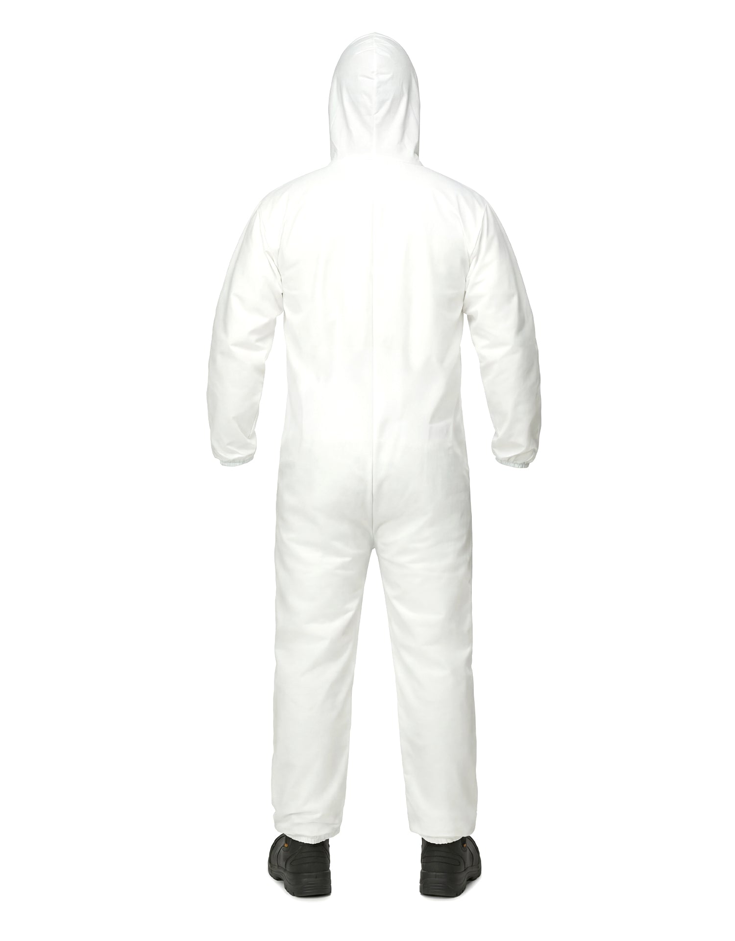 Microporous Disposable Hooded Coverall with TPU Film Coating