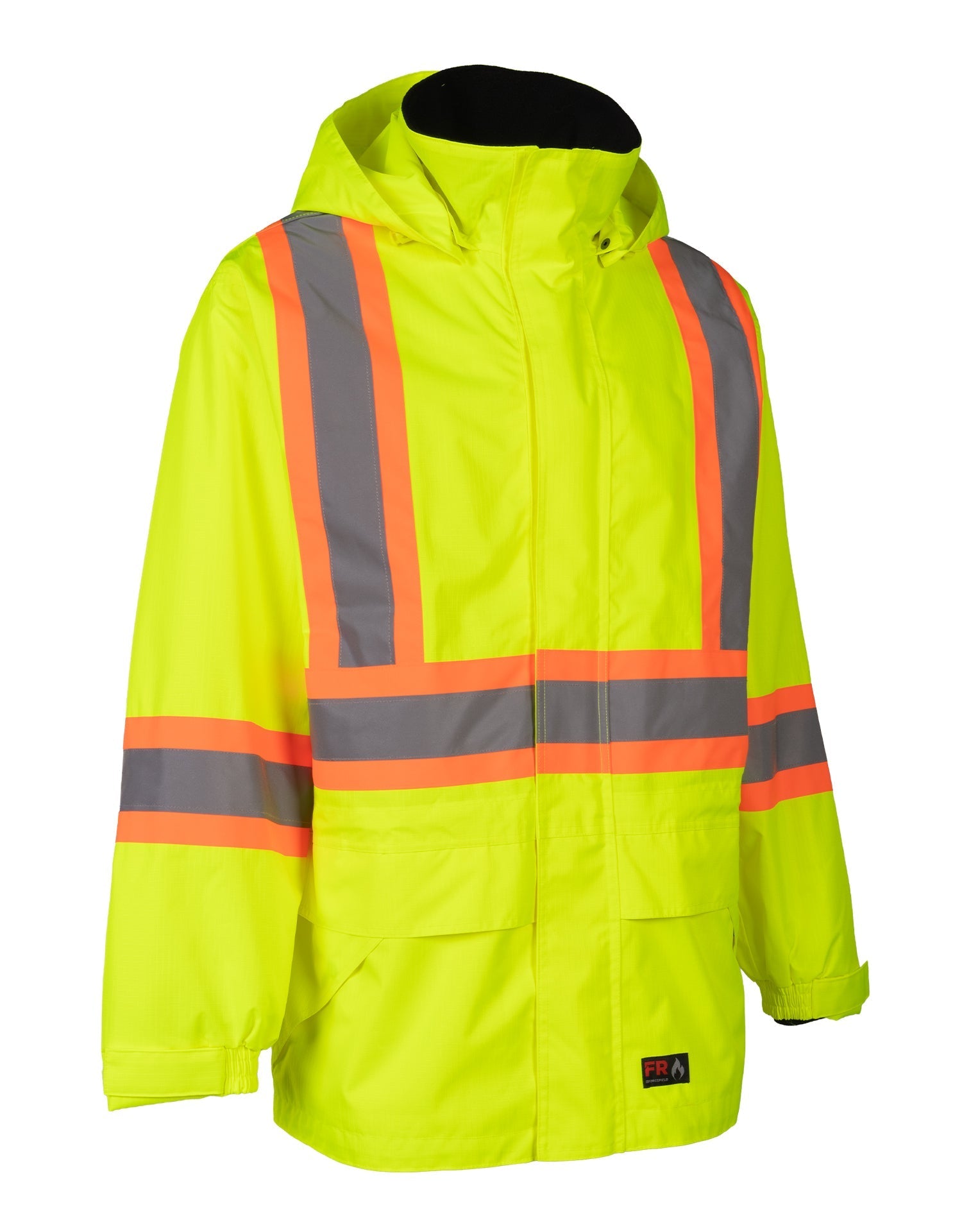 Forcefield Hi-Vis Lime Flame-Resistant (FR) Ripstop Light Weight Jacket