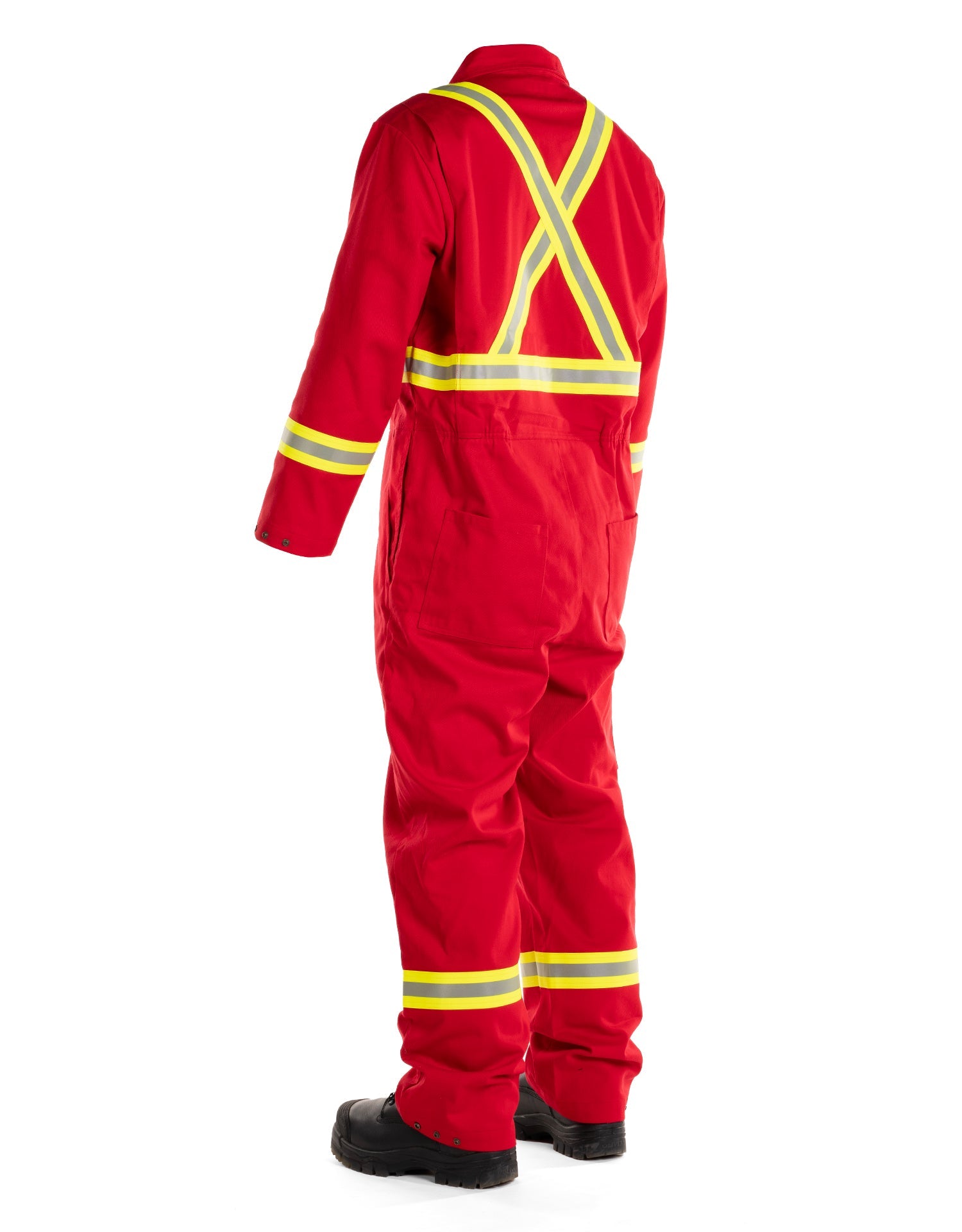 FR Treated 100% Cotton Coverall with Reflective Tape