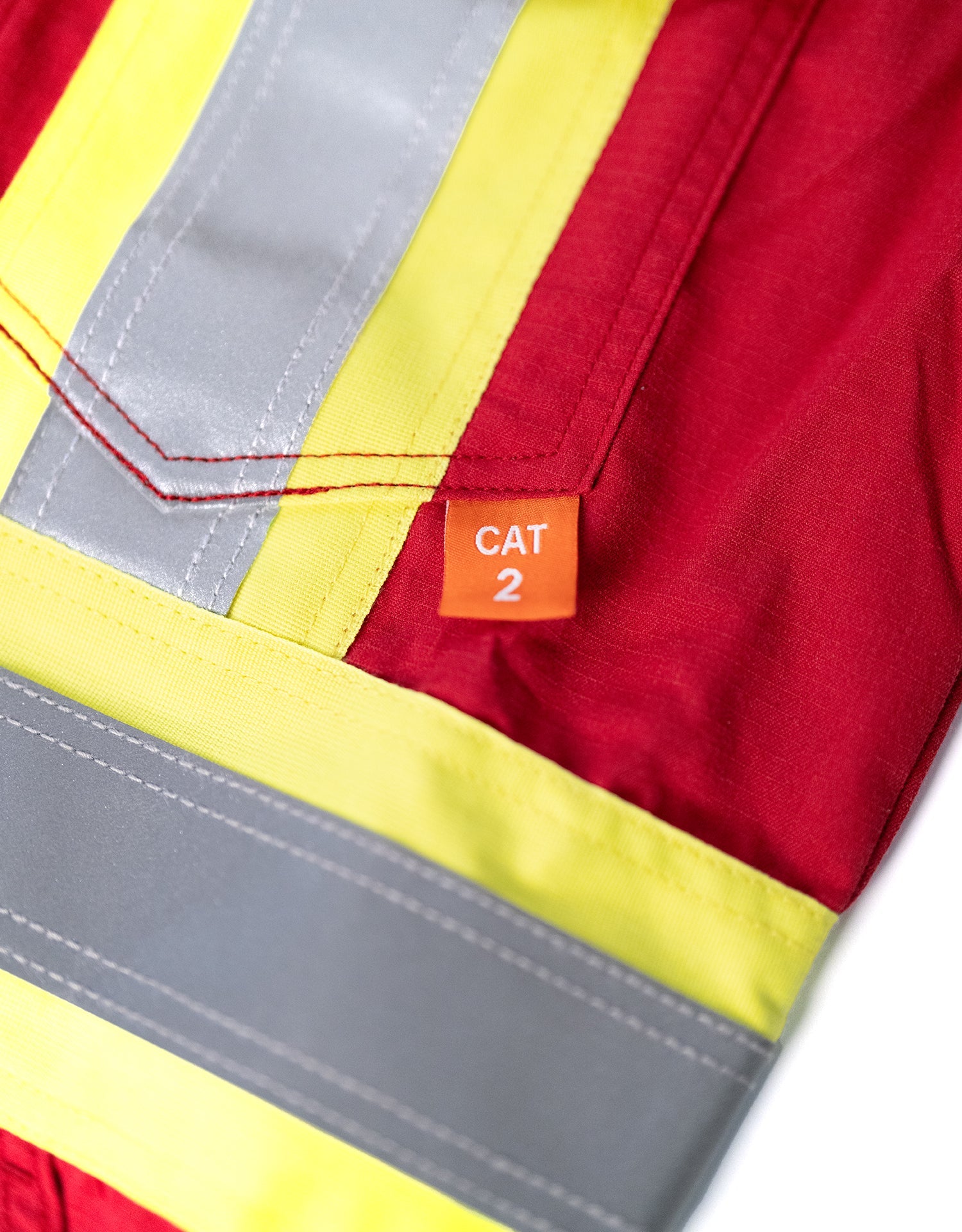 Hi Vis Inherent Red FR Reflective Coverall