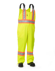 Hi Vis Lime Unlined Safety Overall
