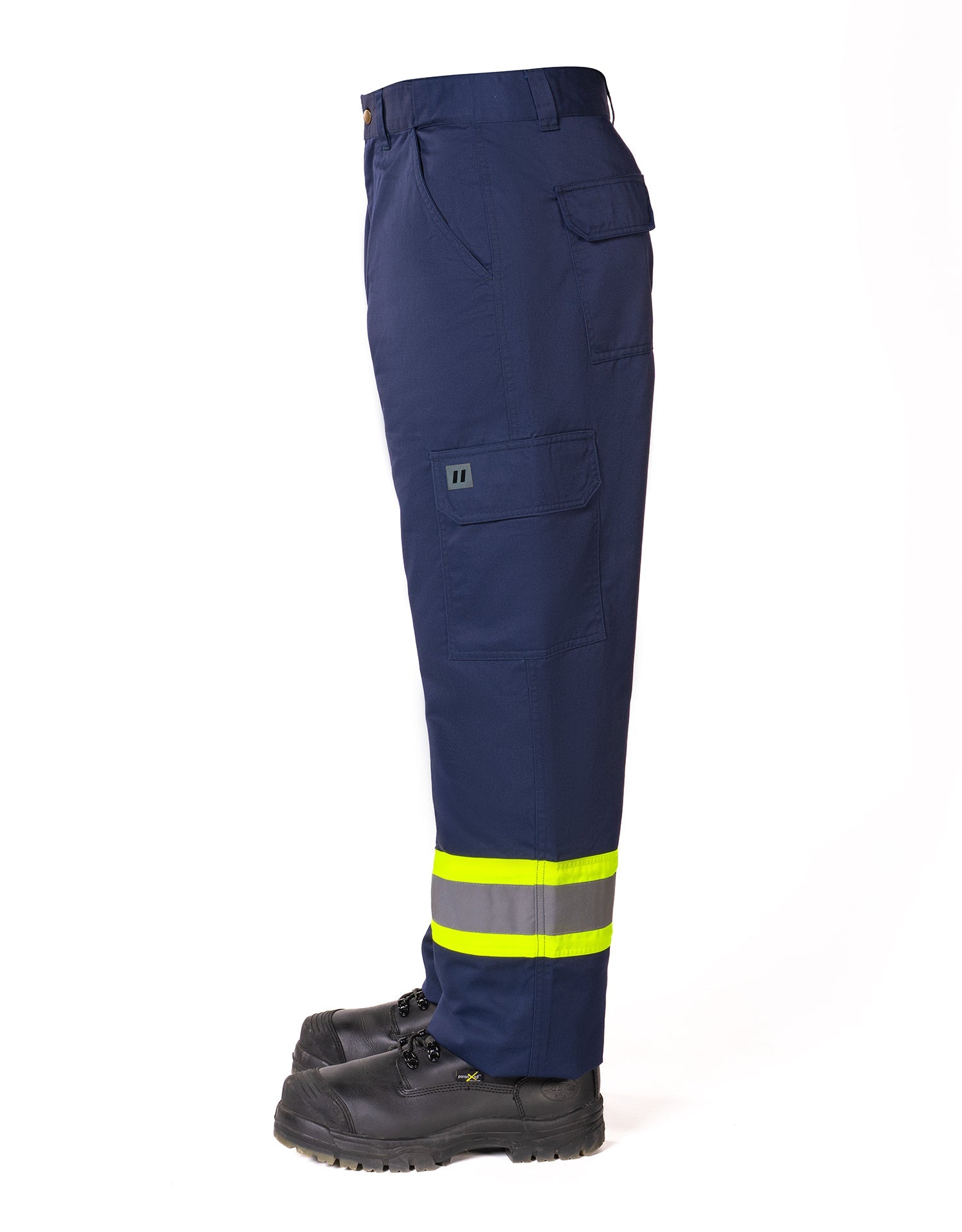Hi-Vis Navy Safety Cargo Work Pant