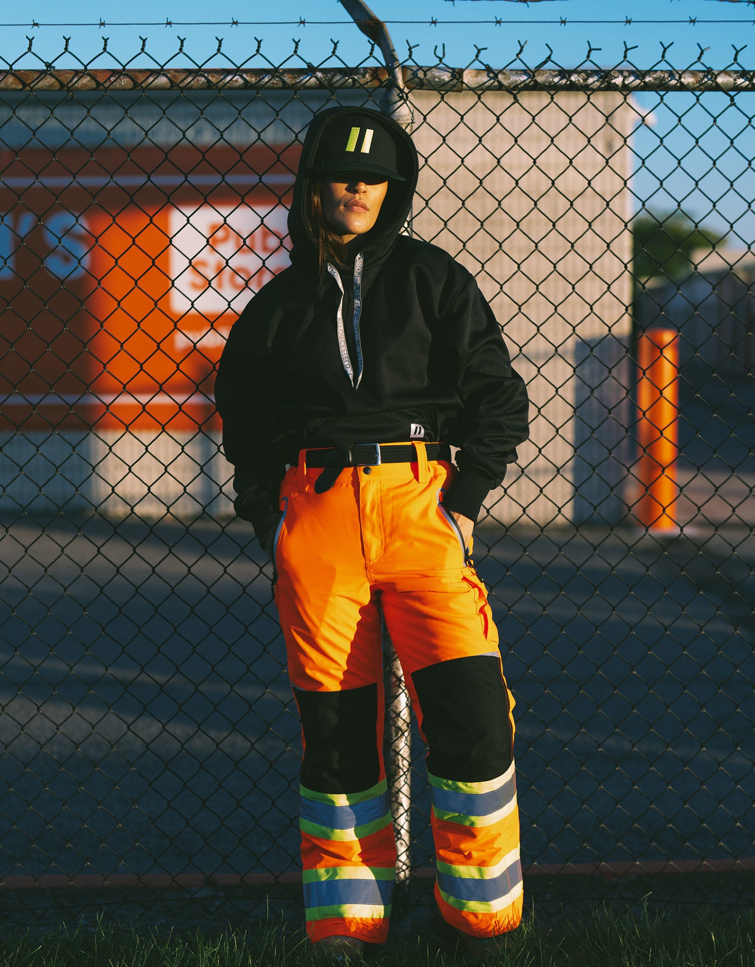 Women's Hi-Vis Safety Lined Utility Pants