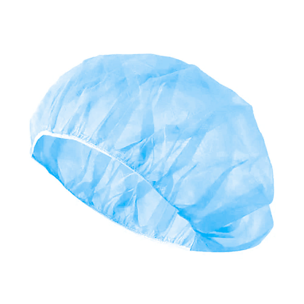 Forcefield Bouffant Caps, White Polypropylene, 100 per bag