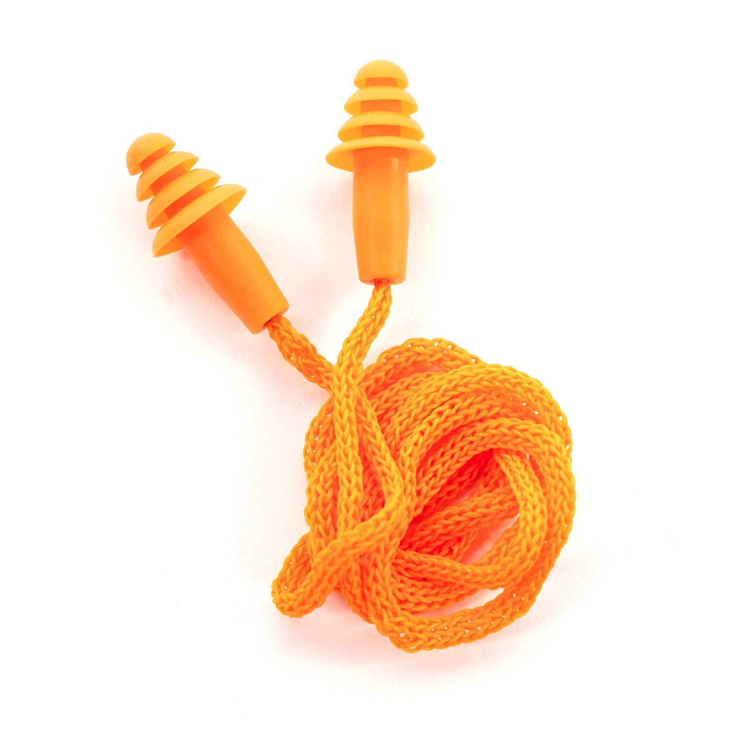 Forcefield Comfort Corded Reusable Earplugs, NRR 25