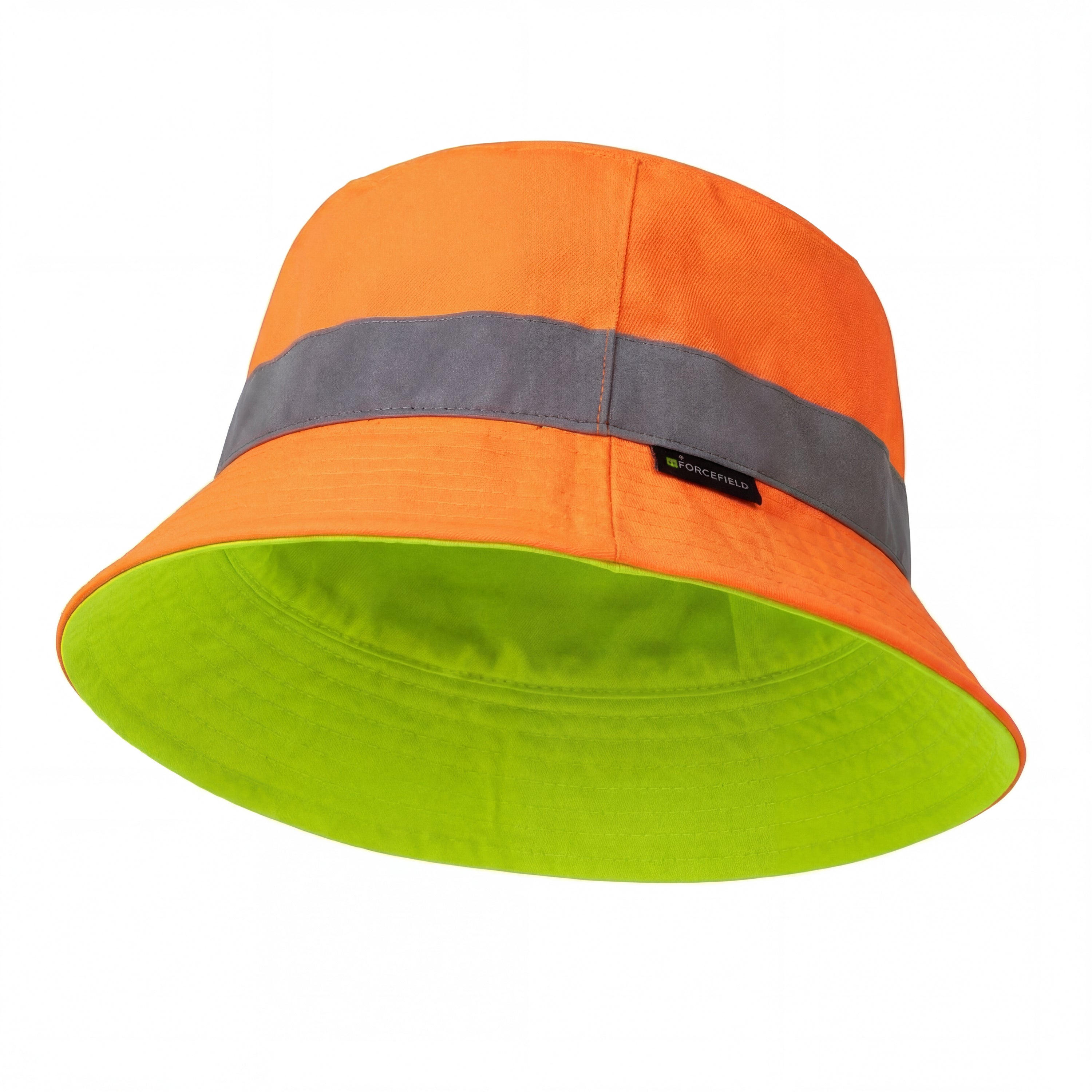 Forcefield Hi Vis Bucket Hat with Reflective Detail – Hi Vis Safety US