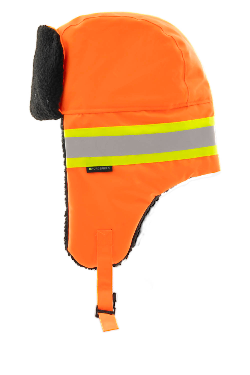 Forcefield Hi Vis Orange Sherpa-Lined Trapper Hat