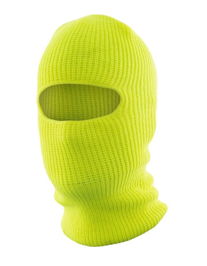 Forcefield Hi-Vis Knitted Acrylic Balaclava, one opening