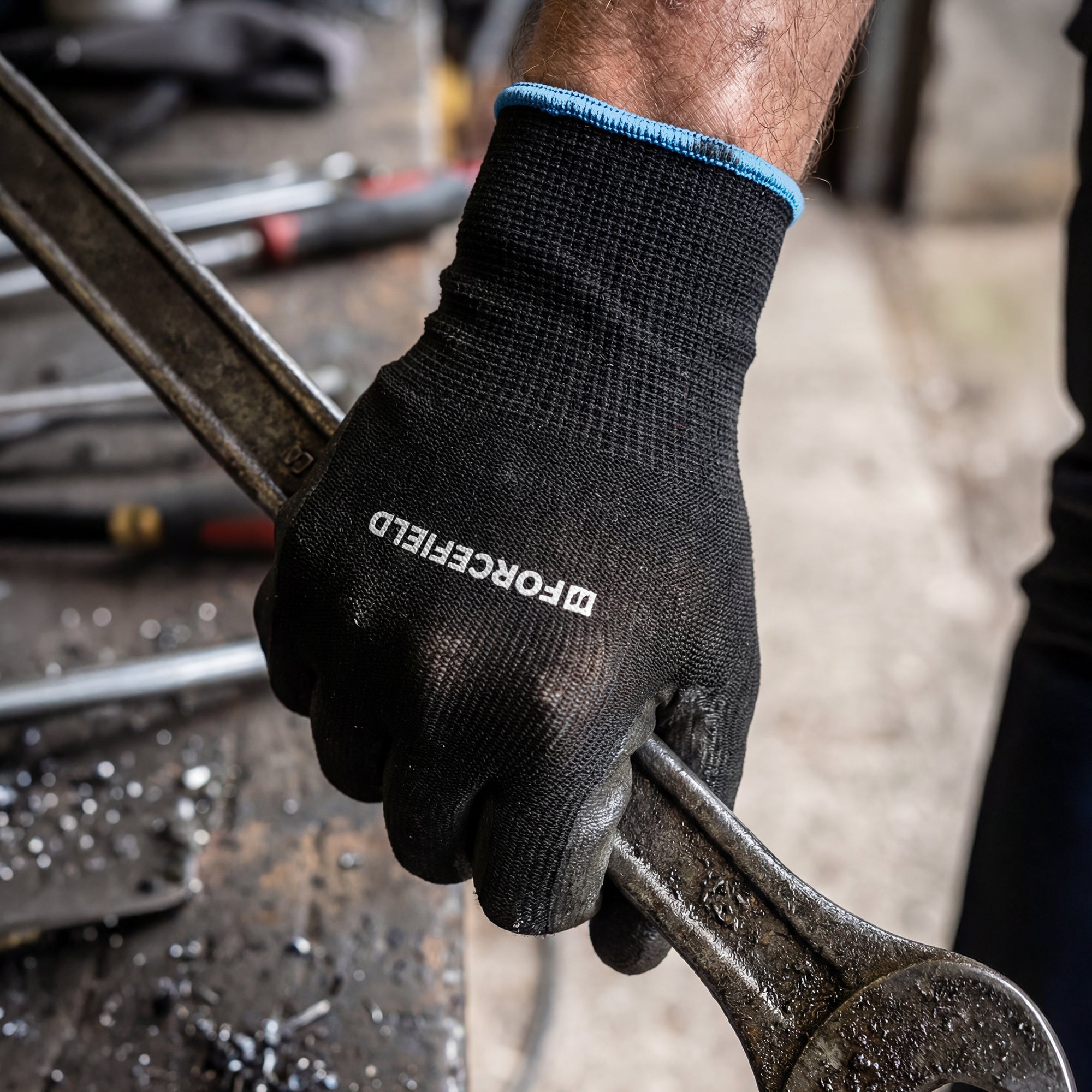 2-Pack Palm Coated Work Gloves