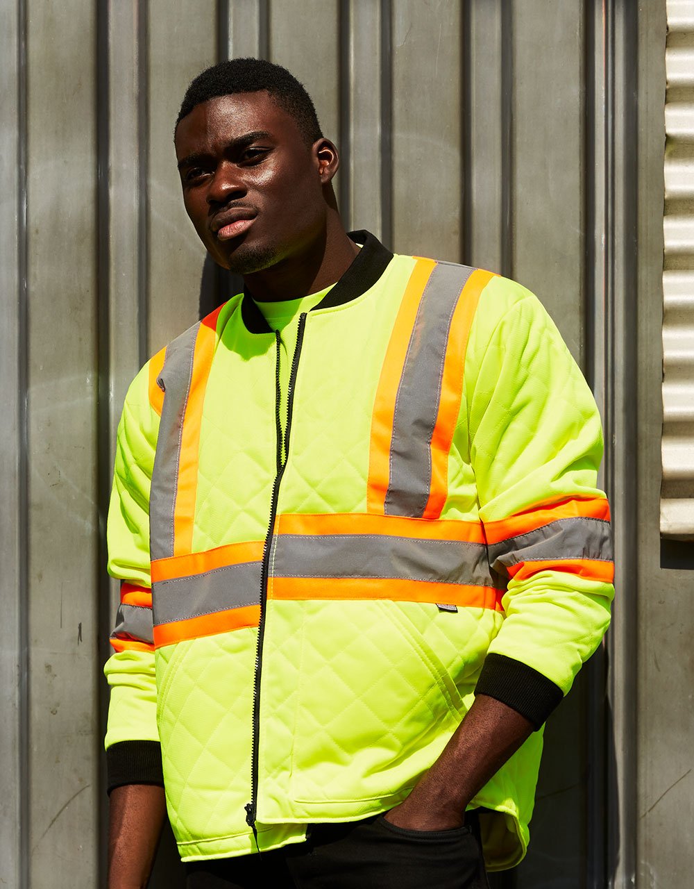 Forcefield Hi Vis Safety Freezer Jacket