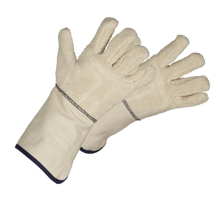 Heat Resistant Gauntlet Terrycloth Gloves