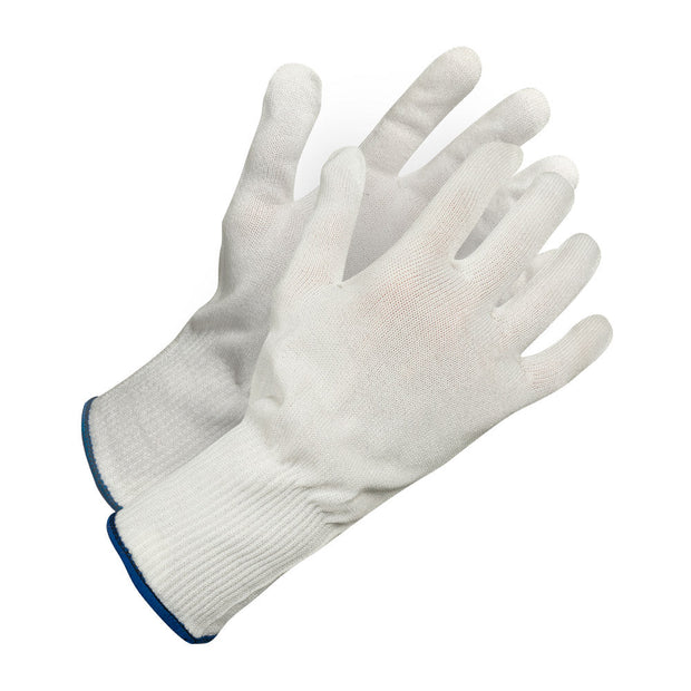 "Knifehandler" White HPPE Cut Resistant Glove, Ambidextrous, Cut Level 5