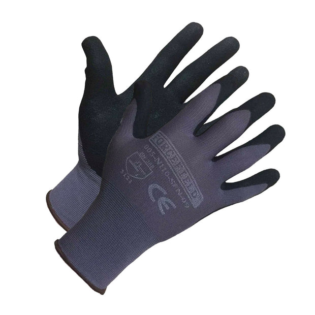 Forcefield Nitrile Coated, Nylon Liner, Sandy Finish Gloves