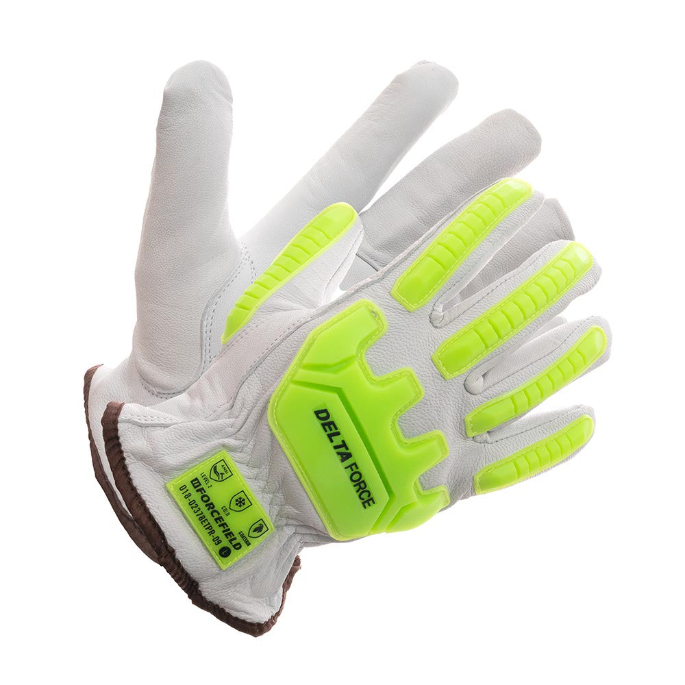 Deltaforce Lined Goatskin Impact Glove