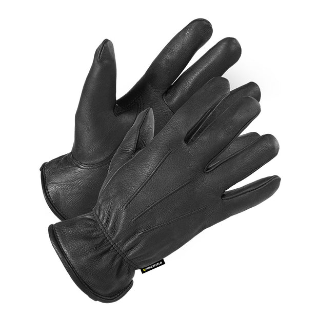 "Dirty Harry" Thinsulate Lined Black Deerskin Driver's Glove