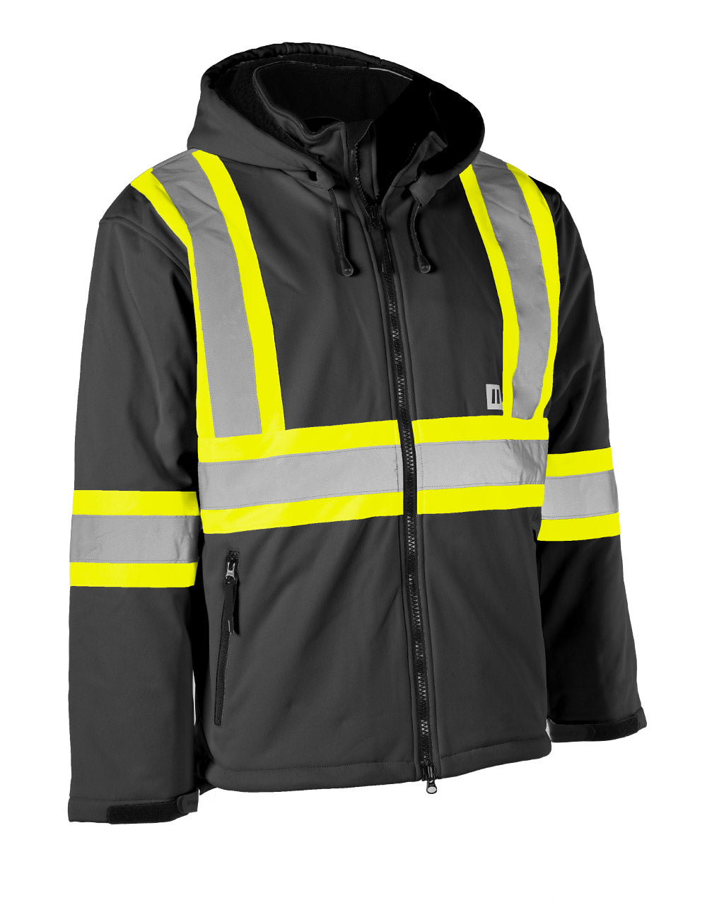 Hi Vis Sherpa Softshell Winter Safety Jacket