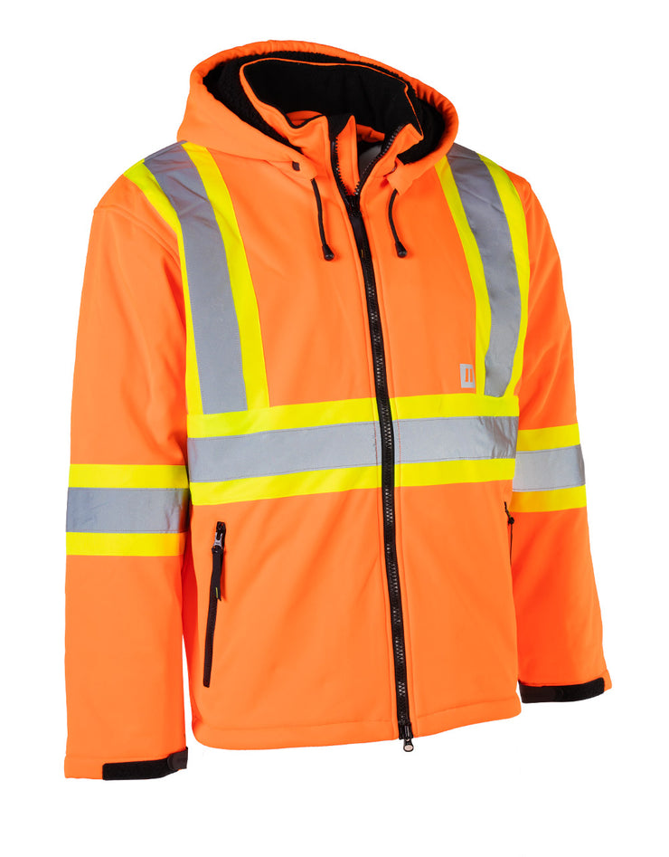 Orange Colour Safety Jacket - Lions & Eagle Workwear