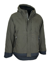Sherpa Lined Insulated Canvas Utility Parka