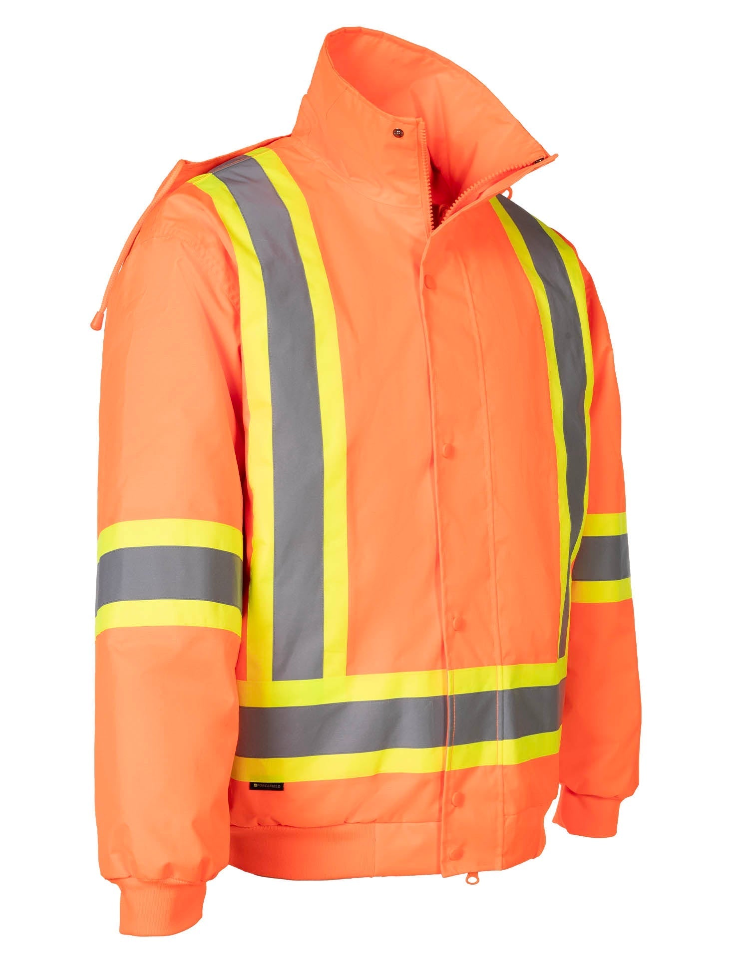 Hi-Vis 6-in-1 Driver's Jacketwith Removable Bomber