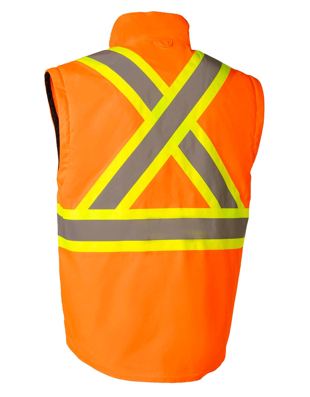 Orange "Torngat" Premium Ripstop 4-in-1 Hi-Vis Safety Parka