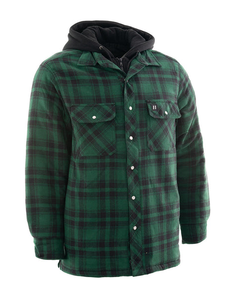 FUC PLAID SHIRT Green 【即完品】 024-LC43FS-HVBP-front_grande.