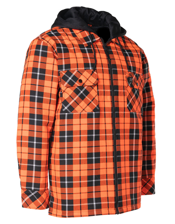 Volcom Hooded Flannel Jacket - Women's - Clothing