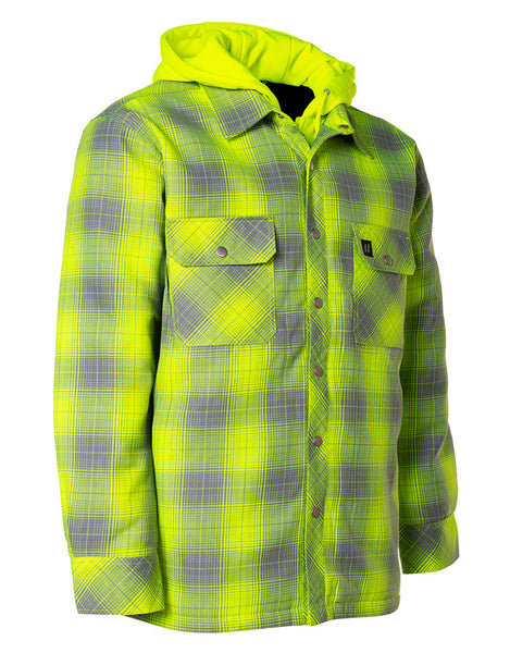 【Chikashitsu +】tartan check hooded shirt Chikashitsu +】tartan check hooded shirt / 【チカシツプラス