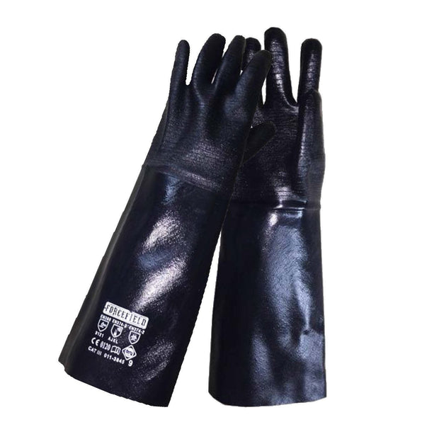 18" Neoprene Gauntlet, Chemical Resistant Glove - Hi Vis Safety