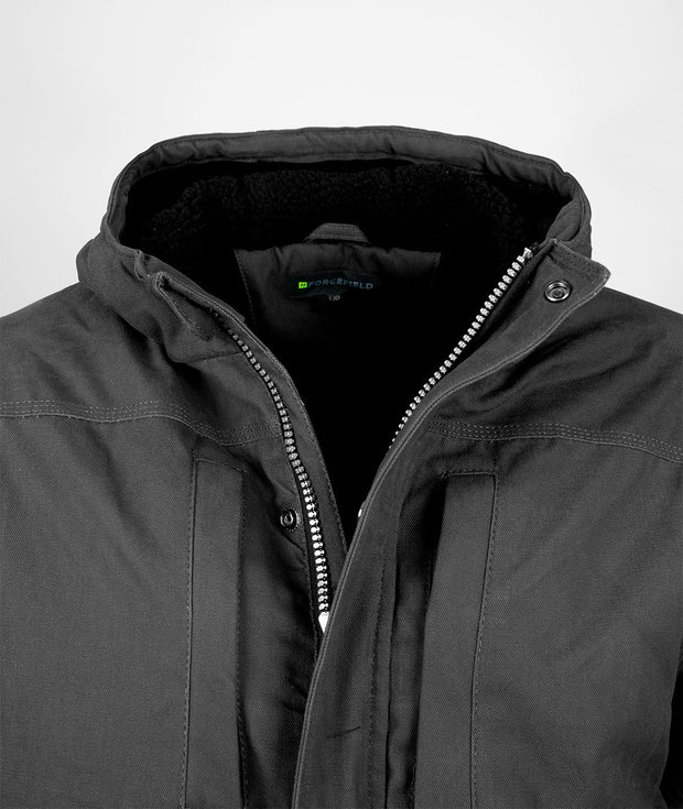 Sherpa Lined Insulated Canvas Utility Parka