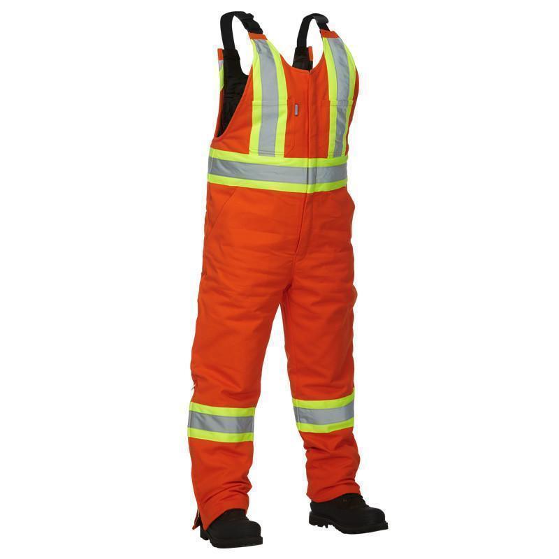 Cotton Canvas Safety Overall - Hi Vis Safety