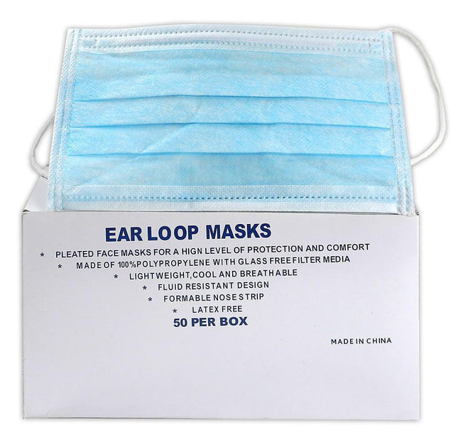 Ear Loop Face Mask, 50 per box