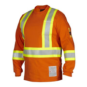 FR Flame & Arc Resistant Long Sleeve Tee Shirt HRC2 - Hi Vis Safety