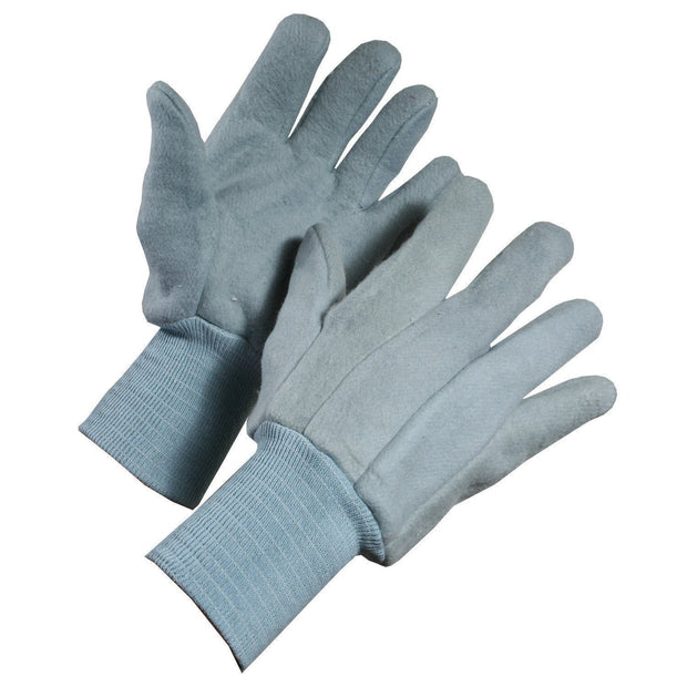 "Green Primate" Fleece Work Glove with Knit-Wrist - Hi Vis Safety