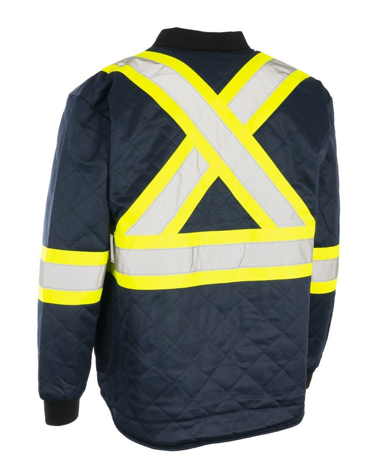 Hi Vis Safety Freezer Jacket - Hi Vis Safety