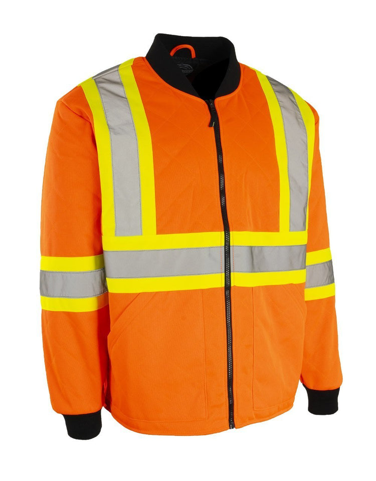 Hi Vis Safety Freezer Jacket - Hi Vis Safety