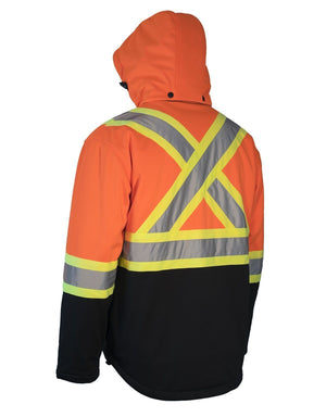 Hi Vis Softshell Winter Safety Jacket - Hi Vis Safety